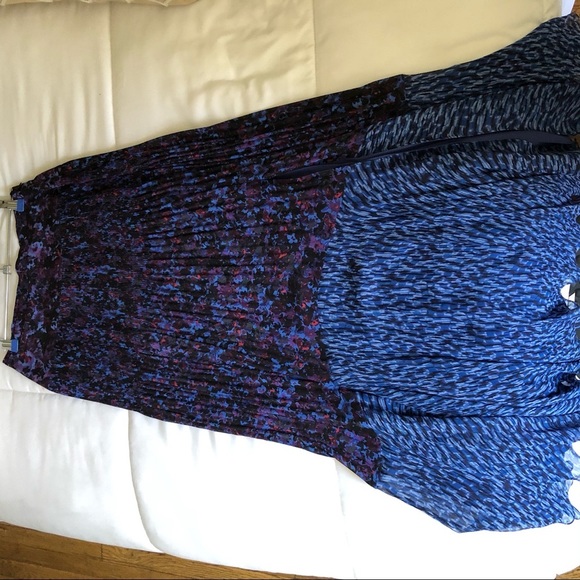 Rebecca Taylor Floral Pleated Maxi Skirt - Picture 2 of 8